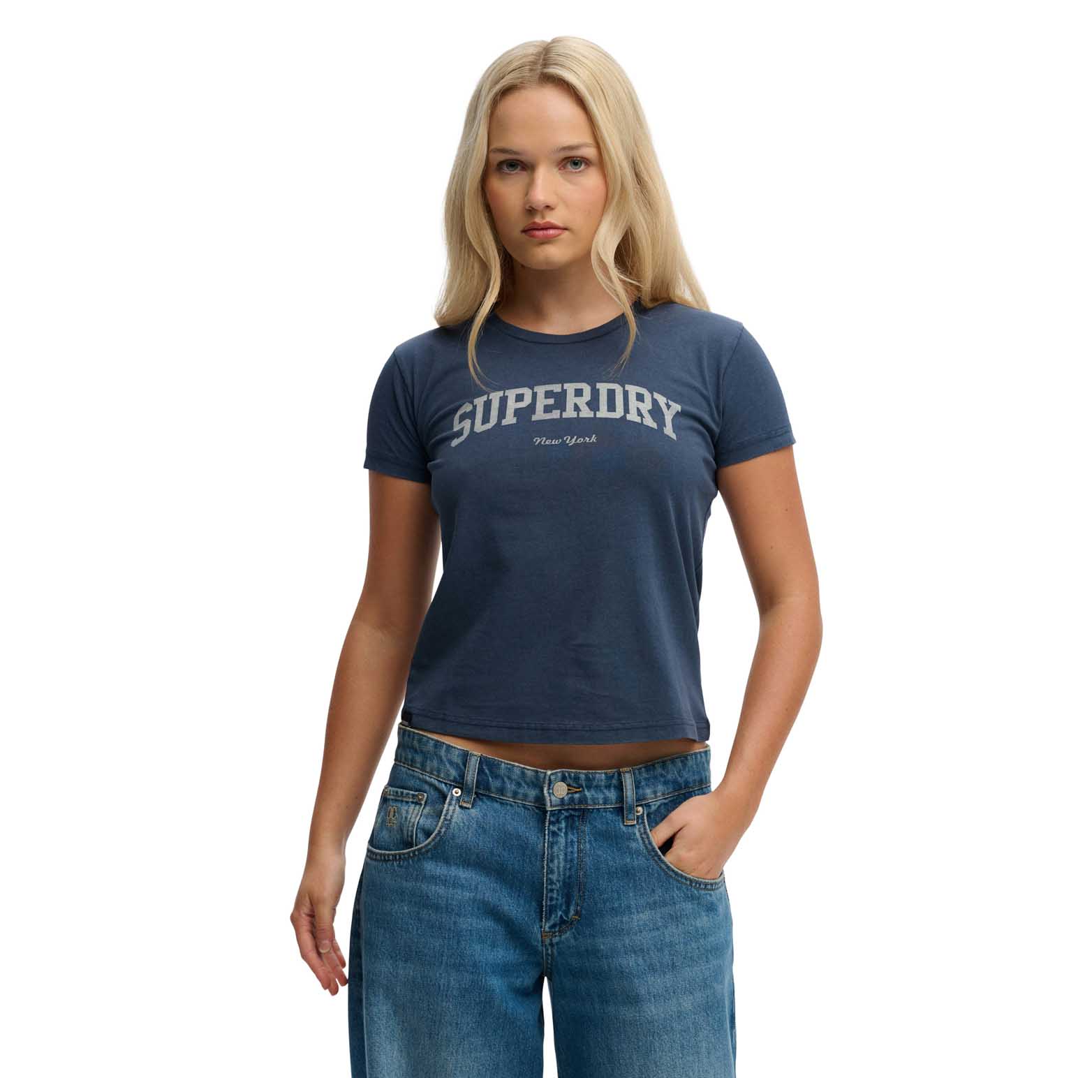 Superdry Ath Ess Fitted Graphic Tee